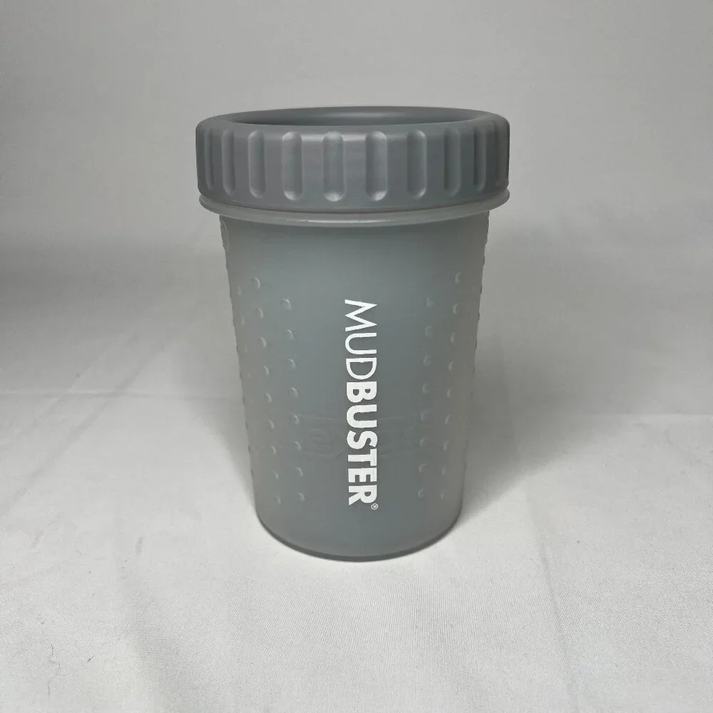 Dexas Mudbuster, Light Gray, Medium for cleaning dog paws